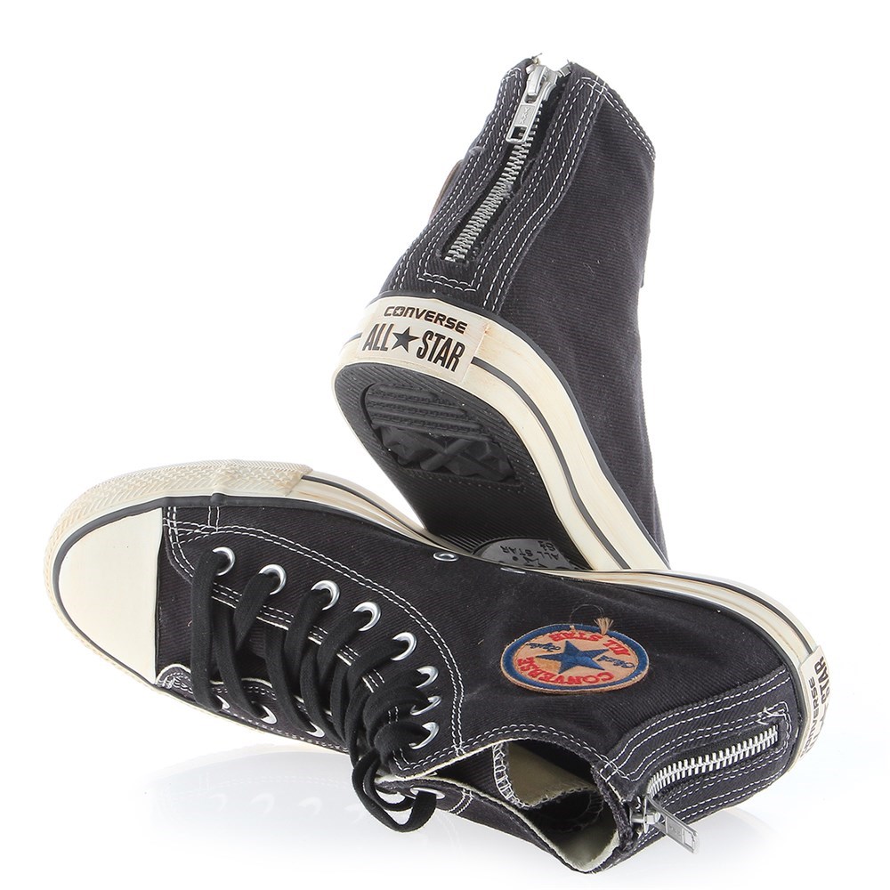 Shoes Converse Chuck Taylor All Star Back Zip Black • shop us 