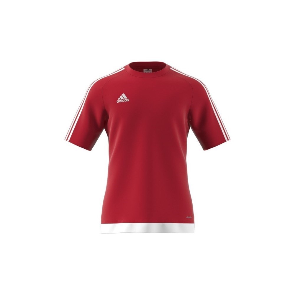 adidas Estro 15 Jersey Short Sleeve T-Shirt Red