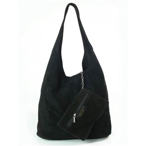 Handbags Vera Pelle Zamsz Shopper Bag XL A4