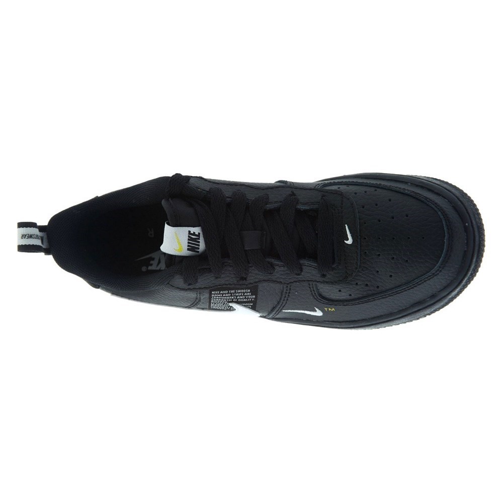 Nike Air Force 1 LV8 Utility Kids Black/White AR1708-001 (Size