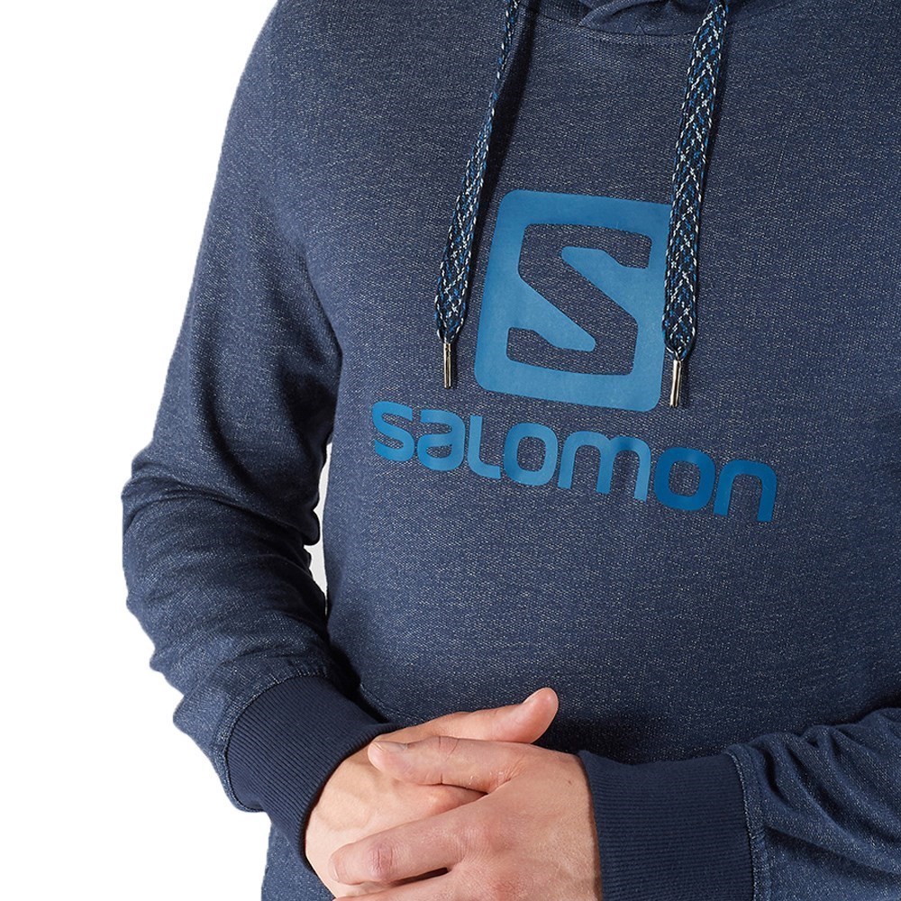 operatie Zich verzetten tegen september Sweatshirts Salomon Logo Hoodie M Night Sky • shop us.takemore.net