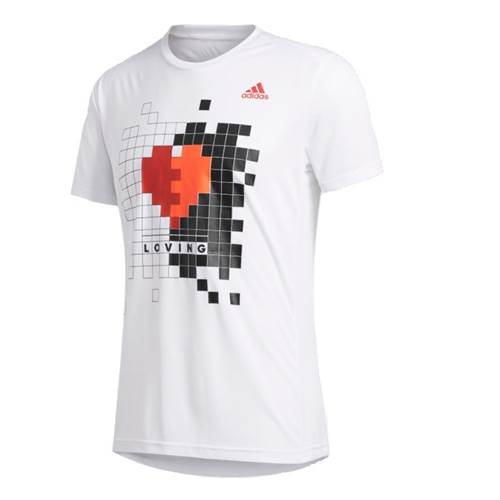 T-Shirt Adidas Own The Run Valentine Tee M