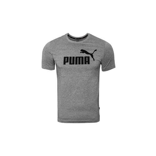 Puma Ess Logo Tee Grey