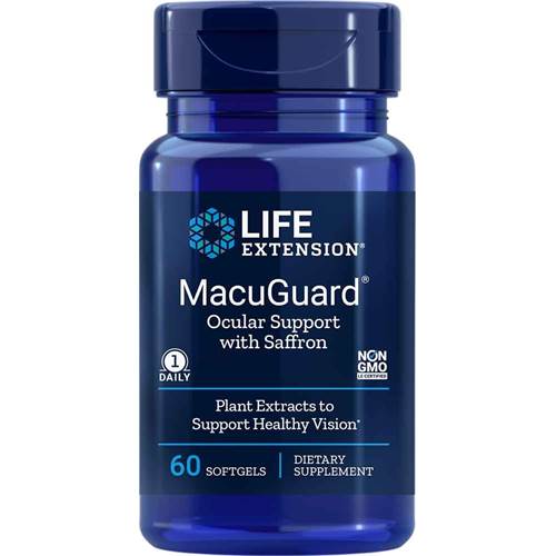 Dietary supplements Life Extension Macuguard Ocular Support With Saffron