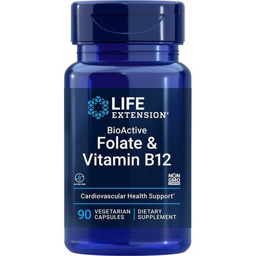 Dietary supplements Life Extension Bioactive Folate Vitamin B12