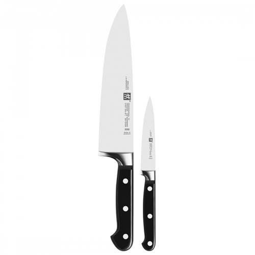 Knives Zwilling Professional S 2 Szt Czarne Noże Kuchenne Stalowe
