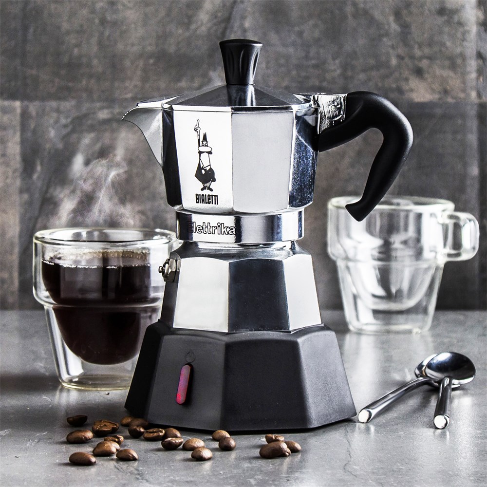 Bialetti Moka Elettrika 2 Cups 100 ml Coffee Maker – Ash Coffee