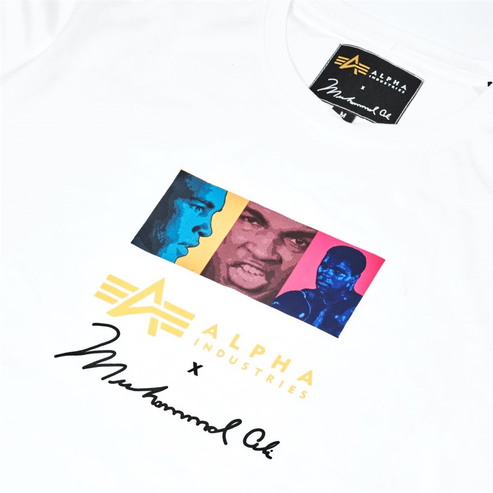 T-Shirt Alpha Industries Muhammad Ali Pop Art • shop