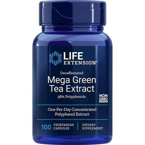Dietary supplements Life Extension Mega Green Tea Extract Decaffeinated