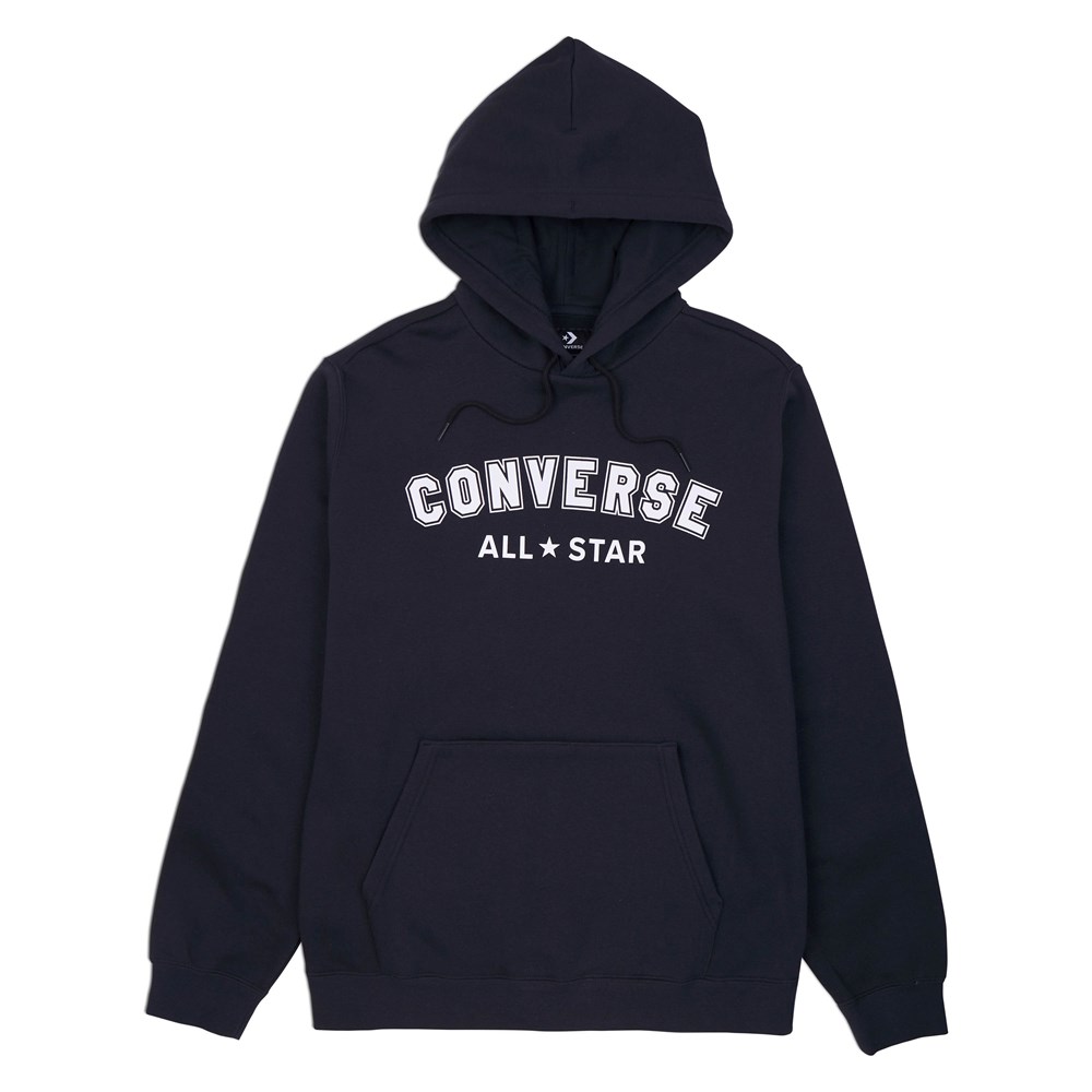 Sweatshirts Converse Classic Hoodie Star Fit • (10025411A01, Front price () • All 166 10025411-A01) Center 