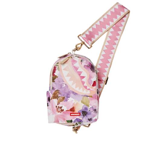 Backpack Sprayground Painted Floral Sling Messenger
